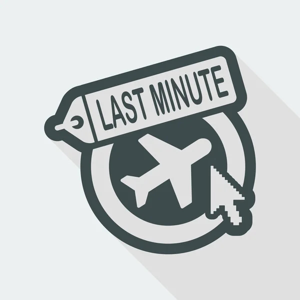 "Symbol in letzter Minute " — Stockvektor