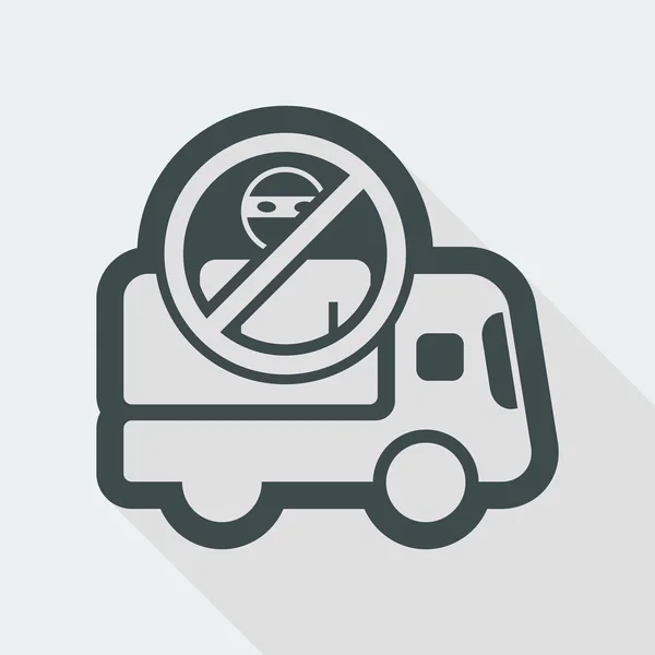 Icono de transporte de seguridad — Archivo Imágenes Vectoriales