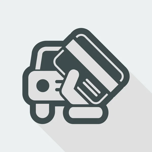 Icono del documento del coche — Vector de stock