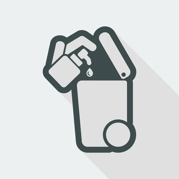 Separate waste collection icon — Stock Vector