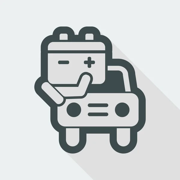Icono de batería coche — Archivo Imágenes Vectoriales