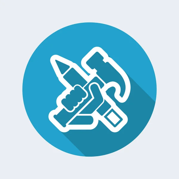 Icono de herramientas de trabajo — Vector de stock