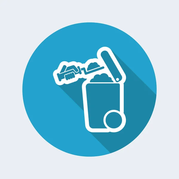 Getrennte Müllabfuhr — Stockvektor