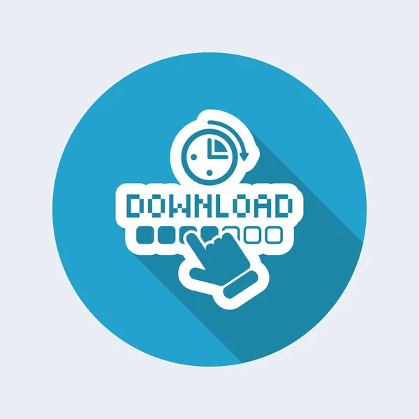 Download progress icon — Stock Vector