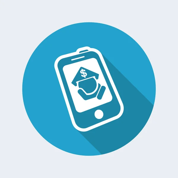 Tarief plan telefoonpictogram — Stockvector