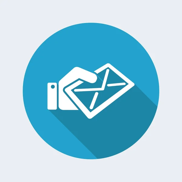 Concepto de icono de correo — Vector de stock
