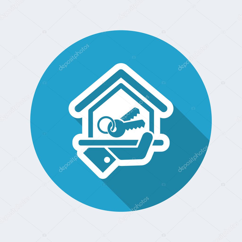 House and keys icon