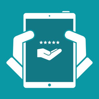 Değerlendirme, en iyi hizmeti - Minimal simgesi üst