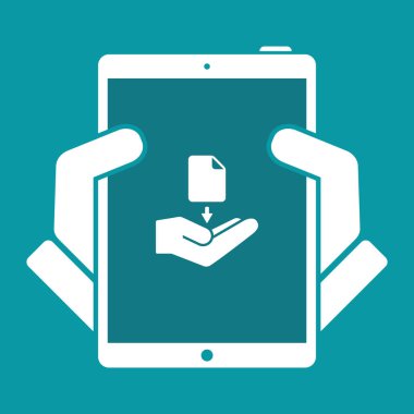 Düğmesi - Minimal vektör simge indir