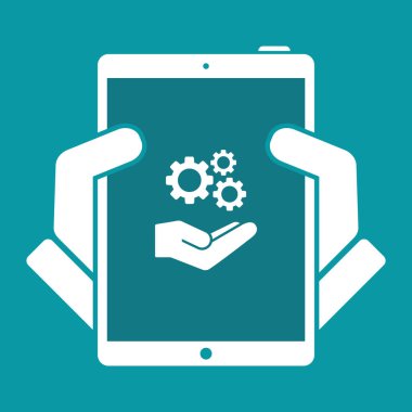 Tam yardım - Minimal modern simgesi