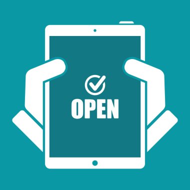 Sürekli alışveriş hizmetleri 24/7 - vektör web simgesi