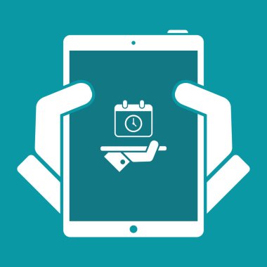 Tam zamanlı Hizmetleri - vektör web simgesi