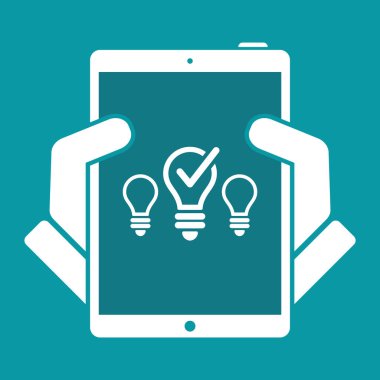 En iyi fikir malzeme çekme - vektör web simgesi