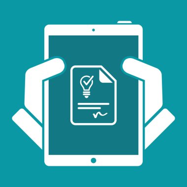 Elektrik Servisi - vektör web simgesi için sözleşme