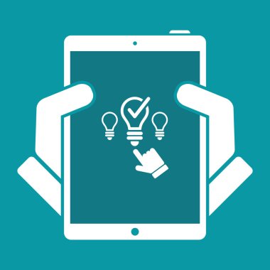 En iyi fikir malzeme çekme - vektör web simgesi