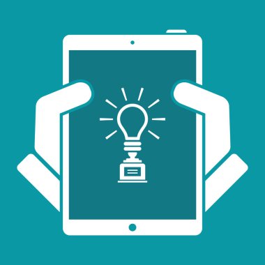 İyi bir fikir - vektör web simgesi için meydan okuma