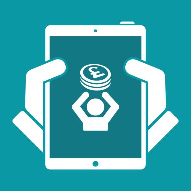 Mali yardım - vektör web simgesi