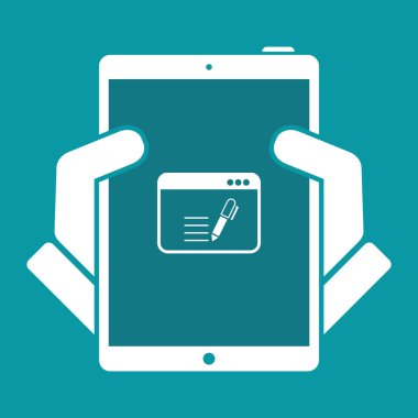 Uygulama - vektör web simgesi yazma