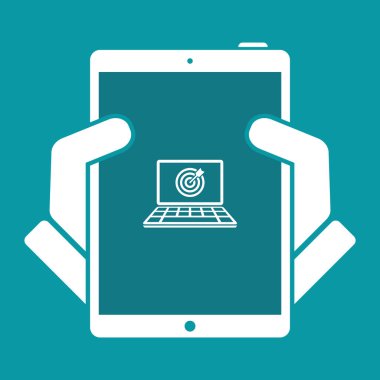 Hedef ajansı kavramı - vektör web simgesi