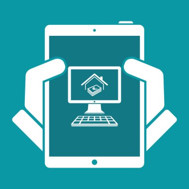 Gayrimenkul yatırım simgesi