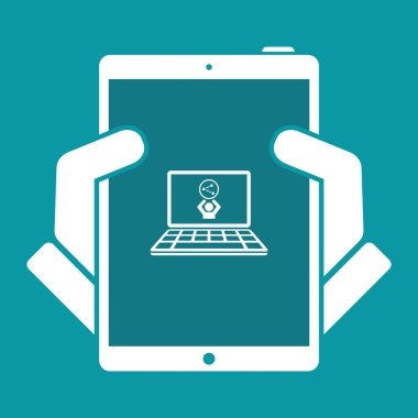 Network Kontrolü-simge bilgisayar Web sitesi için 