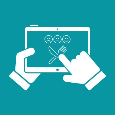 Restoran değerlendirme simgesi