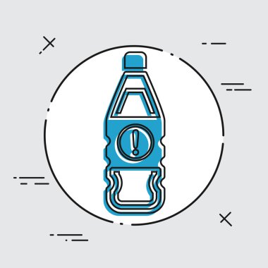 tehlikeli şişe simgesi