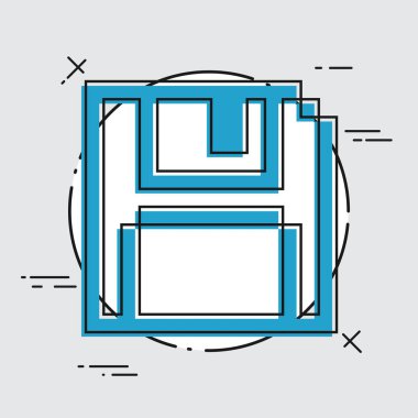 Tek izole piksel simgesi