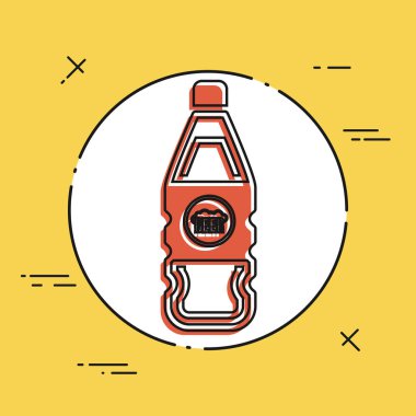 Tek izole bira simgesi