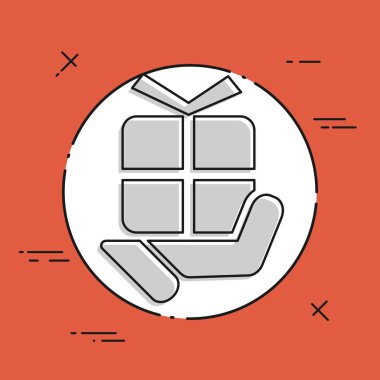 bir hediye simgesi teslim