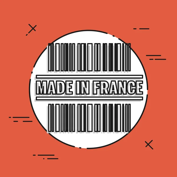 Made in france icon — Stock Vector