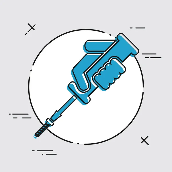 Screwdriver tool icon — Stock Vector