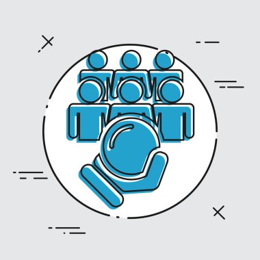 İnsan strike simgesini