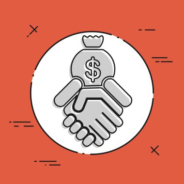 Finansal anlaşma simgesi