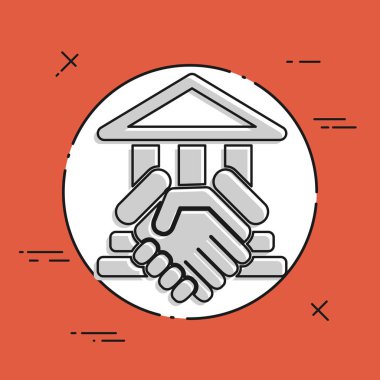 Adliye anlaşması illüstrasyon