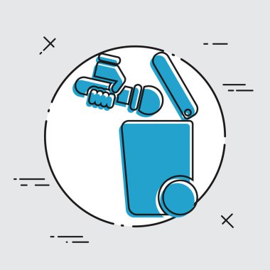 Atık toplama simgesini ayır