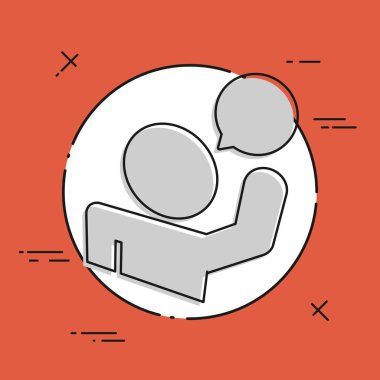 Görüş düz simgesi