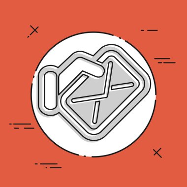 E- posta Düz Simgesi 