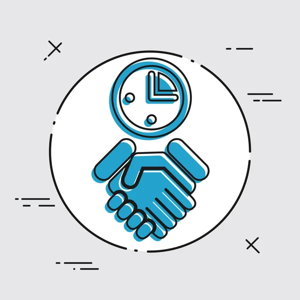 Agreement icon illustration — Stock Vector