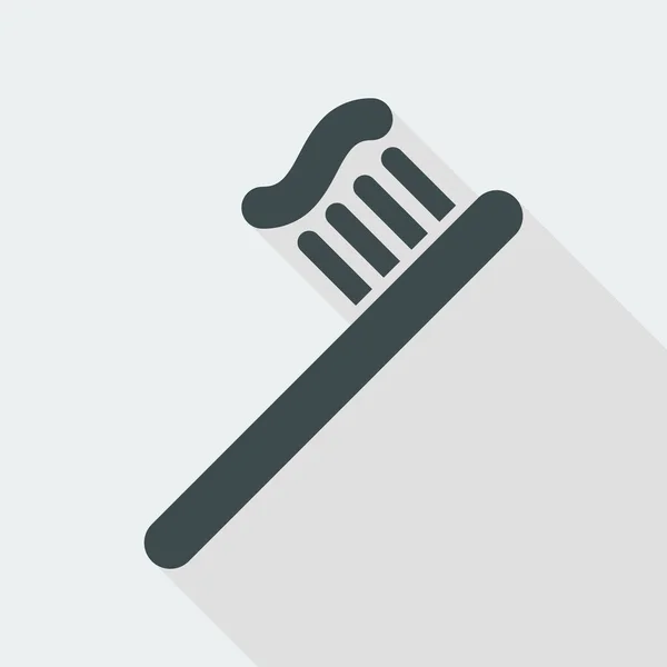 एकल अलग टूथपेस्ट प्रतीक — स्टॉक वेक्टर