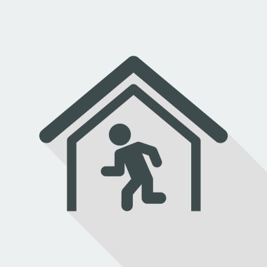 Tek kaçış simgesi