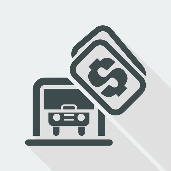 Auto Parking pictogram — Stockvector
