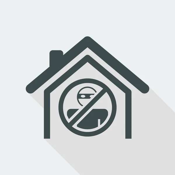 Icono de protección casa — Vector de stock