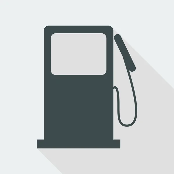 Tek izole yakıt simgesi — Stok Vektör