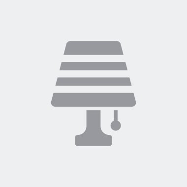 Mobilya simgesi. Düz, temiz, en az ve izole vektör illustr