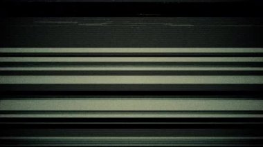 Vintage VHS (Video Home System) gürültü ve obje etkisini bozar. Eski bir kaset ya da eski bir TV 'de arıza var. Sinyal yok. 4k hata efekti.