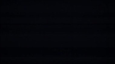 Vintage VHS (Video Home System) gürültü ve obje etkisini bozar. Eski bir kaset ya da eski bir TV 'de arıza var. Sinyal yok. 4k hata efekti.