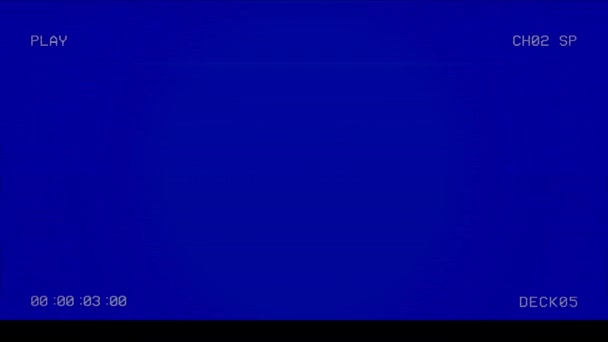 Vintage Vhs Video Home System Defecten Lawaai Artefacten Effect Glitches — Stockvideo