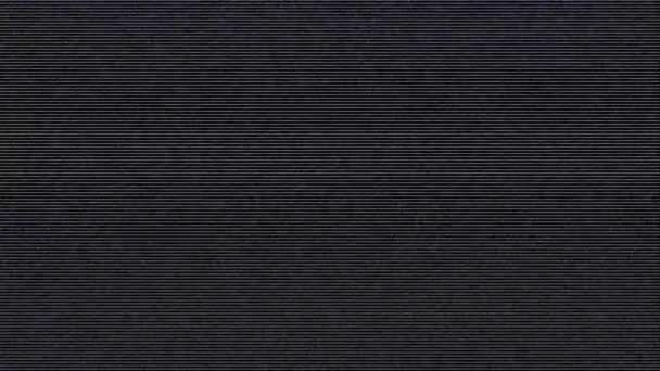 Vintage VHS (Video Home System) défauts bruit et des artefacts effet. Glitches erreur d'une vieille bande ou d'un vieux téléviseur. Pas de télé. Effet de pépin 4k .