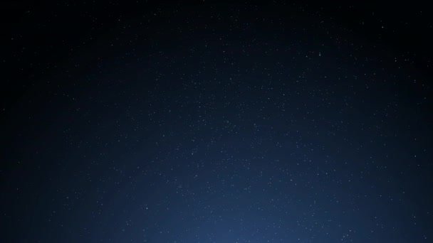 Abstrakter Hintergrund Sterne Nachthimmel Animation — Stockvideo
